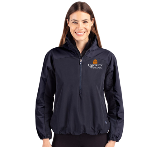 Navy C&B 1/2 Zip Anorak Jacket - Womens